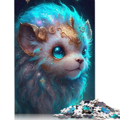 Puzzle für Erwachsene, 1000 Teile, süßes Drachenbaby, Holzpuzzle für Erwachsene, Lernspiel, Herausforderungsspielzeug, 1000 Teile (75 x 50 cm) von LMYmoney