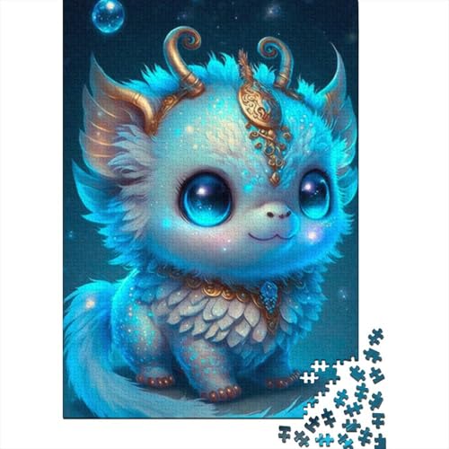 Puzzle für Erwachsene, süßes Drachenbaby, Puzzle für Erwachsene, Lernspiel, Herausforderungsspielzeug, 1000 Teile (38 x 26 cm) von LMYmoney