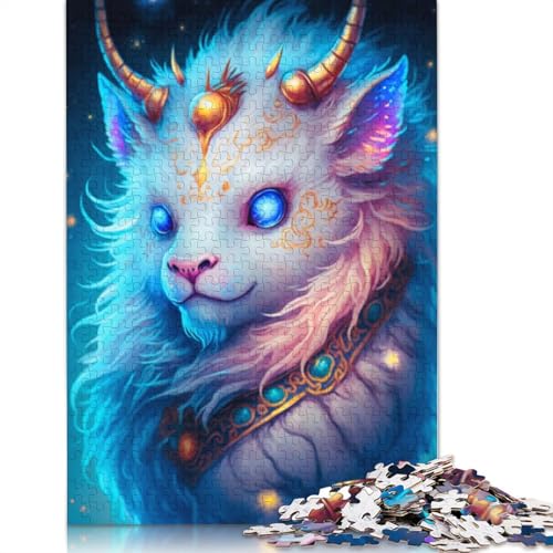 Puzzle für Erwachsene, süßes Drachenbaby, Puzzles für Erwachsene, Lernspiel, Herausforderungsspielzeug, 1000 Teile (75 x 50 cm) von LMYmoney