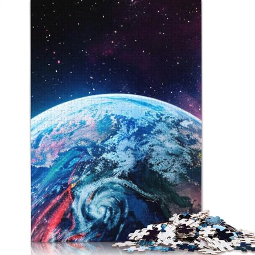 Puzzle für Erwachsene und Jugendliche, farbenfrohe kosmische Planeten, Puzzles für Erwachsene und Teenager, Familienspiel, 1000 Teile (75 x 50 cm) von LMYmoney