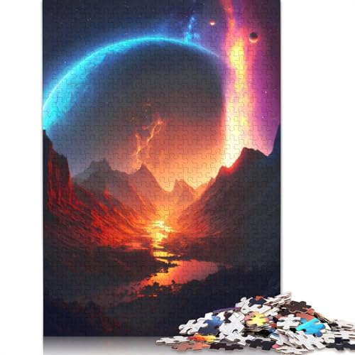 Puzzles mit Landschaften aus dem Universum, farbenfrohe und Coole Puzzles für Kinder ab 12 Jahren, 520 Teile (52 x 38 cm) von LMYmoney