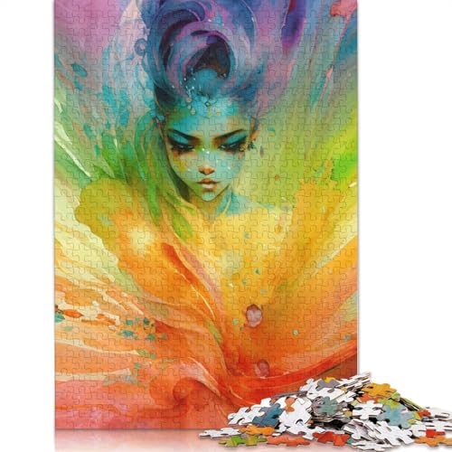 Rainbow FAE Puzzles 1000 Teile Schwer Puzzle Spielzeug Lernspiel Impossible Herausforderungsspielzeug Für Erwachsene Kinder 1000pcs (38x26cm) von LMYmoney