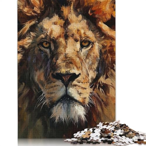 Regal Gaze Puzzle, 100% recycelter Karton, 100% recycelter Karton, Puzzle für Jungen oder Mädchen, 1000 Teile (75 x 50 cm) von LMYmoney