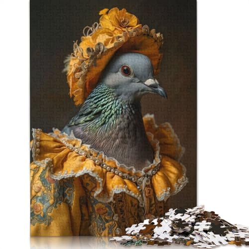 Renaissance Pigeon Puzzle 1000 Teile Schwer Puzzle Spielzeug Pädagogisches Spiel Impossible Herausforderungsspielzeug Für Erwachsene Kinder 1000pcs (75x50cm) von LMYmoney