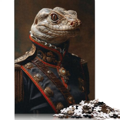 Renaissance Snake General Puzzles 1000 Teile Schwer Puzzle Spielzeug Lernspiel Impossible Herausforderung Spielzeug Für Erwachsene Kinder 1000pcs (40x28cm) von LMYmoney