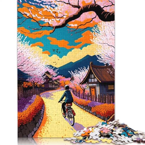 Ride A Bicycle 2, 520-teiliges Puzzle für Erwachsene, zusammen. Denksportaufgaben für Frauen und Männer, 520 Teile (52 x 38 cm) von LMYmoney