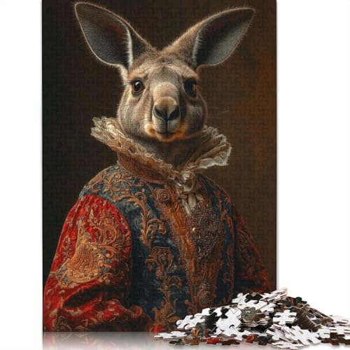 Royal Kangaroo Puzzle 1000-teilige Schwer Puzzle Spielzeug Lernspiel Impossible Herausforderungsspielzeug Für Erwachsene Und Kinder Ab 12 Jahren 1000pcs (40x28cm) von LMYmoney