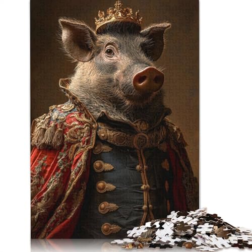 Royal Warthog Allgemeines Puzzle-Spielzeug, Lernspiel, Premium-Karton-Puzzle für Erwachsene und Kinder, Geschenk, 1000 Teile (26 x 38 cm) von LMYmoney