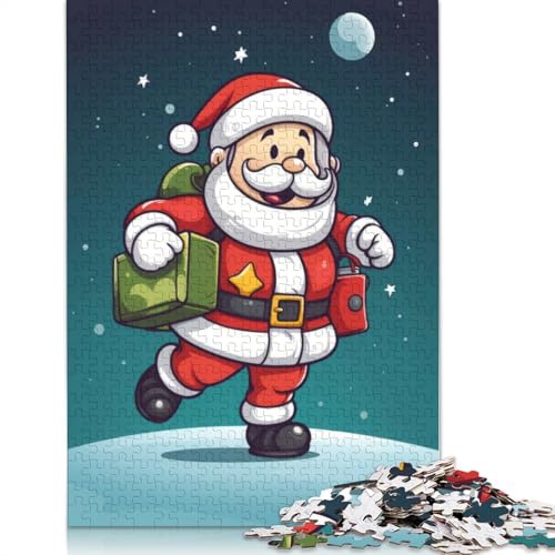 Santa Claus Christmas Puzzles 1000 Teile Schwer Puzzle Spielzeug Lernspiel Impossible Herausforderungsspielzeug Für Erwachsene Und Kinder Ab 12 Jahren 1000pcs (75x50cm) von LMYmoney