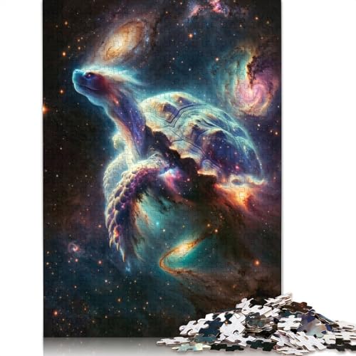 Schildkrötennebel-Puzzle für Erwachsene, kreative Spiele, Puzzle-Geschenk für Jungen oder Mädchen, 520 Teile (52 x 38 cm) von LMYmoney