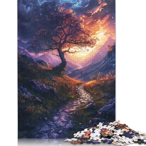 Schöne Berge Puzzle DIY Spiel Papier Rechteckiges Puzzle für Jungen oder Mädchen Geburtstagsgeschenk 1000 Teile (75x50cm) von LMYmoney