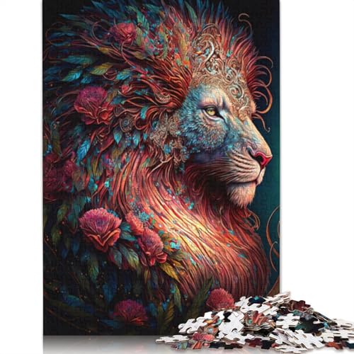 Schöner Traumlöwe, 1000-teiliges Puzzle für Erwachsene und Teenager, Teenager, Mann, Frau, Geschenk, 1000 Teile (75 x 50 cm) von LMYmoney