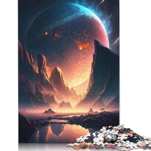 See des Kosmos-Landschaftspuzzles für Erwachsene, Spielzeug, Lernspiel, schwierige Puzzles für Kinder ab 12 Jahren, 1000 Teile (75 x 50 cm) von LMYmoney