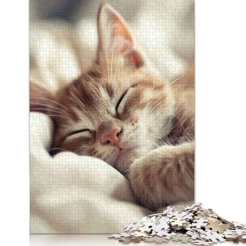 Serene Slumber Puzzle 1000-teilige Schwer Puzzle Spielzeug Pädagogisches Spiel Impossible Herausforderungsspielzeug Für Erwachsene Kinder 1000pcs (40x28cm) von LMYmoney