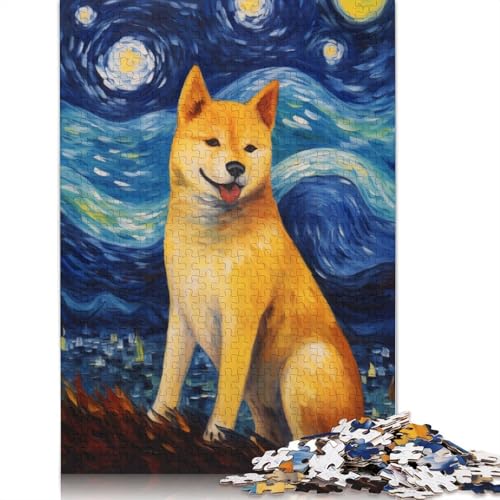 Shiba Inu Hund Puzzle für Erwachsene, Denksportaufgaben für Erwachsene, Puzzlespiele für Erwachsene und Teenager, 1000 Teile (75 x 50 cm) von LMYmoney