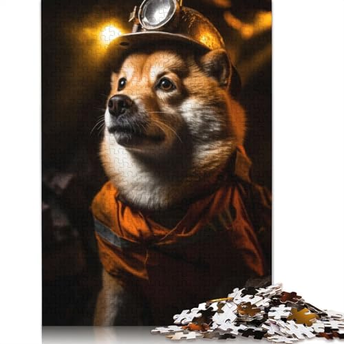 Shiba Miner Puzzle 1000 Teile Schwer Puzzle Spielzeug Lernspiel Impossible Herausforderungsspielzeug Für Erwachsene Kinder 1000pcs (40x28cm) von LMYmoney