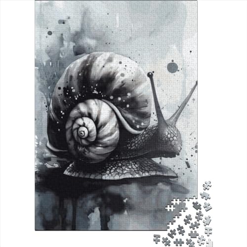 Snail Slow Puzzles 1000-teilige Schwer Puzzle Spielzeug Lernspiel Impossible Herausforderungsspielzeug Für Erwachsene Und Kinder in Bewährter 1000pcs (75x50cm) von LMYmoney
