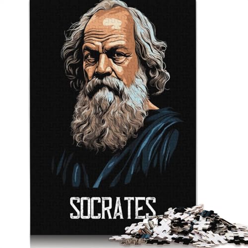 „Sokrates“-Puzzle für Erwachsene, Heimdekoration, Beste Puzzles für Frauen und Männer, 1000 Teile (75 x 50 cm) von LMYmoney