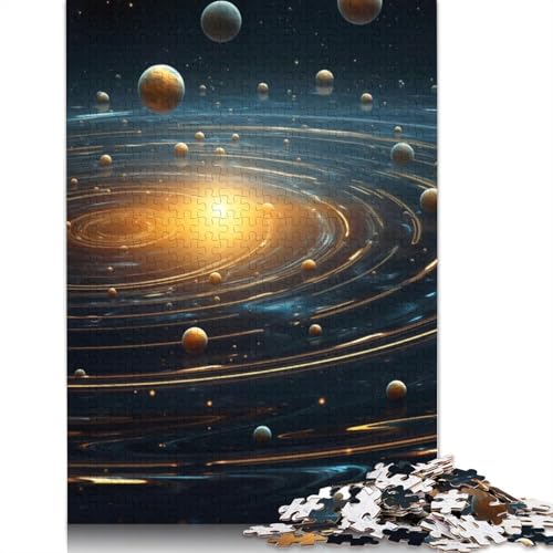 Solar Symphony 520-teiliges Puzzle, ab 18 Jahren, Lernspiele, Puzzles für Erwachsene, für Frauen, für Kinder ab 12 Jahren, 520 Teile (52 x 38 cm) von LMYmoney