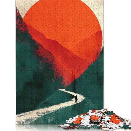 Solitary Journey Puzzles 1000 Teile Schwer Puzzle Spielzeug Lernspiel Impossible Herausforderung Spielzeug Für Erwachsene Kinder 1000pcs (40x28cm) von LMYmoney