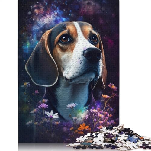 Space Beagle Puzzle, herausfordernd und knifflig, Premium-Karton-Puzzle für Erwachsene und Teenager, 1000 Teile (75 x 50 cm) von LMYmoney
