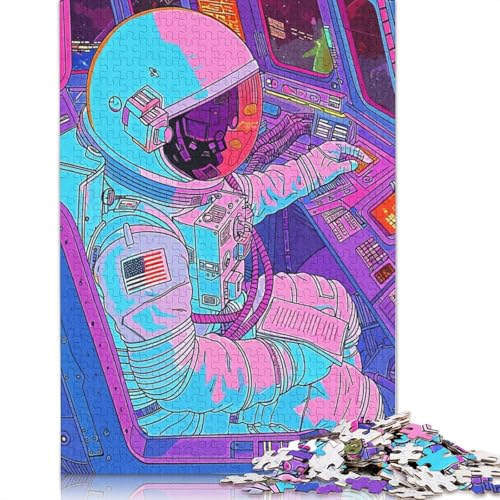 Space Plane Puzzle 1000-teilige Schwer Puzzle Spielzeug Lernspiel Impossible Herausforderung Spielzeug Für Erwachsene Kinder 1000pcs (75x50cm) von LMYmoney