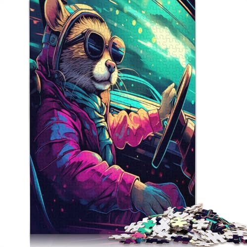 Speed Weasel Puzzle 1000 Teile Schwer Puzzle Spielzeug Pädagogisches Spiel Impossible Herausforderungsspielzeug Für Erwachsene Kinder 1000pcs (75x50cm) von LMYmoney