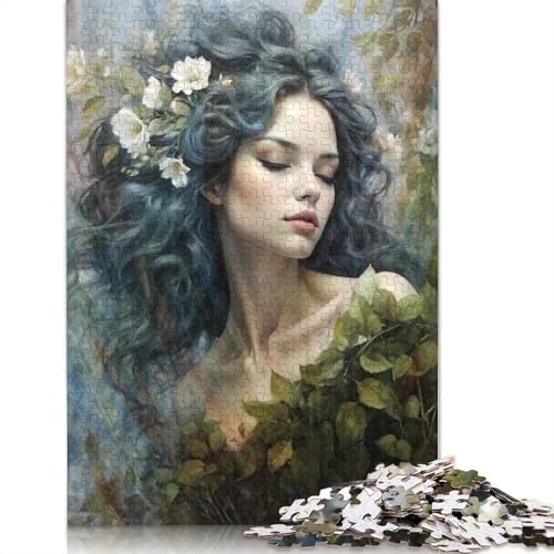 Spring Rain Faerie Puzzles 1000 Teile Schwer Puzzle Spielzeug Pädagogisches Spiel Impossible Herausforderungsspielzeug Für Erwachsene Und Kinder Ab 12 Jahren 1000pcs (75x50cm) von LMYmoney