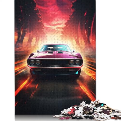 Spüren Sie das Adrenalin-Puzzle, Lernspiele, Familienaktivitäten, Premium-Karton-Puzzle für Frauen und Männer, 1000 Teile (75 x 50 cm) von LMYmoney