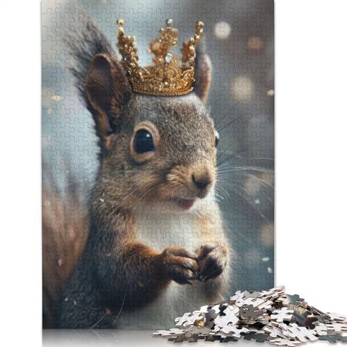 Squirrel King Puzzles 1000 Teile Schwer Puzzle Spielzeug Lernspiel Impossible Herausforderung Spielzeug Für Erwachsene Und Kinder Ab 12 Jahren 1000pcs (38x26cm) von LMYmoney