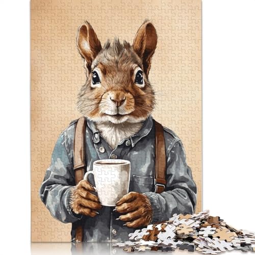 Squirrel Puzzles 1000 Teile Schwer Puzzle Spielzeug Pädagogisches Spiel Impossible Herausforderungsspielzeug Für Erwachsene Und Kinder Ab 14 Jahren 1000pcs (38x26cm) von LMYmoney