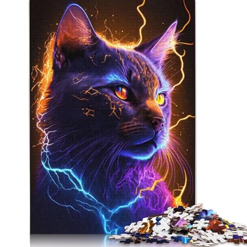 Star Cat Puzzle für Erwachsene, 520 Teile, kreative Spiele, Puzzle, Geschenke für Männer, für Frauen und Männer, 520 Teile (52 x 38 cm) von LMYmoney