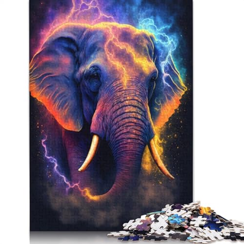 Star Elephant Puzzles, farbenfrohe und Coole Puzzles für Kinder ab 12 Jahren, 1500 Teile (85 x 57 cm) von LMYmoney