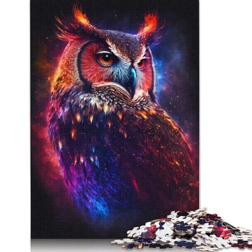 Star Owl Puzzle, farbenfrohe, Coole Puzzles für Kinder ab 12 Jahren, 1500 Teile (85 x 57 cm) von LMYmoney
