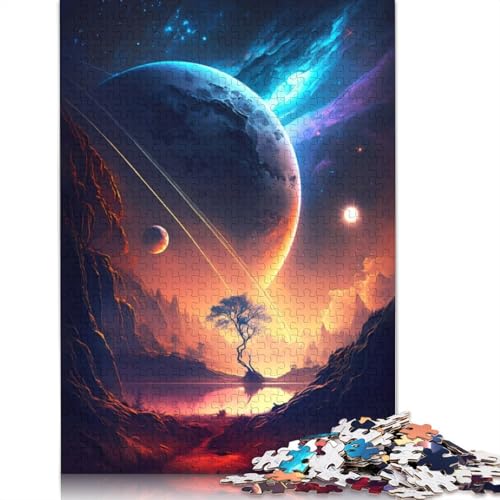 Sternenhimmel-Landschaftspuzzle, farbenfrohe und Coole Puzzles für Kinder ab 12 Jahren, 1500 Teile (85 x 57 cm) von LMYmoney