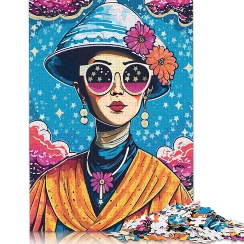 Stylish Woman Puzzle 1000-teilige Schwer Puzzle Spielzeug Lernspiel Impossible Herausforderung Spielzeug Für Erwachsene Und Kinder in Bewährter 1000pcs (40x28cm) von LMYmoney