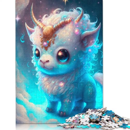 Süßes Drachenbaby, 1000-teiliges Puzzle für Erwachsene und Teenager, Teenager, Mann, Frau, Geschenk, 1000 Teile (75 x 50 cm) von LMYmoney