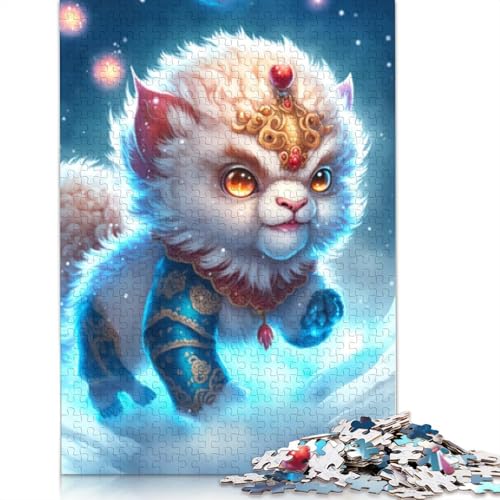 Süßes Drachenbaby-Puzzle für Erwachsene und Jugendliche, 1000 Teile, Puzzle für Erwachsene, nachhaltige Puzzlespiele, 1000 Teile (75 x 50 cm) von LMYmoney