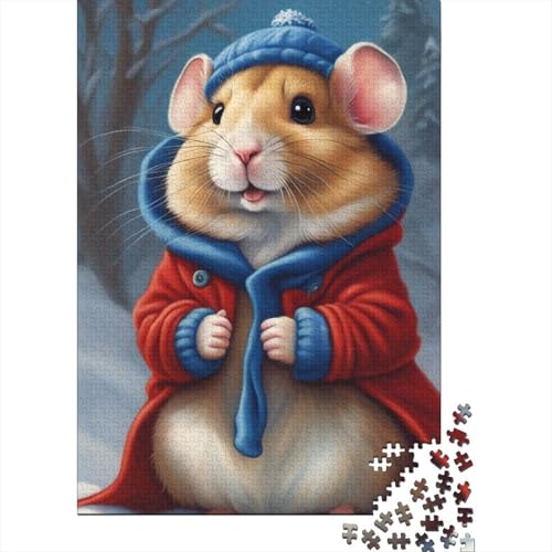 Süßes Maus-Puzzle, 100% recycelter Karton, 100% recycelter Karton, Puzzle für Jungen oder Mädchen, 1000 Teile (38 x 26 cm) von LMYmoney