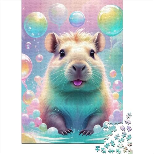 Süßes Maus-Puzzle, Lernspiele, Familienaktivitäten, Premium-Puzzle aus Karton für Frauen und Männer, 1000 Teile (75 x 50 cm) von LMYmoney