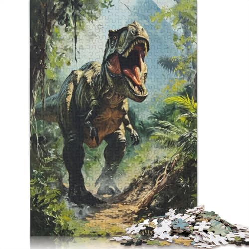 TRex Artistry Puzzles 1000 Teile Schwer Puzzle Spielzeug Lernspiel Impossible Herausforderung Spielzeug Für Erwachsene Kinder 1000pcs (75x50cm) von LMYmoney