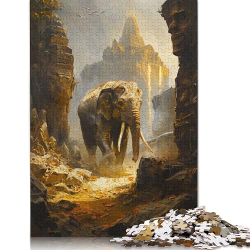 Temple Guardian Puzzle 1000 Teile Schwer Puzzle Spielzeug Lernspiel Impossible Herausforderung Spielzeug Für Erwachsene Kinder 1000pcs (38x26cm) von LMYmoney