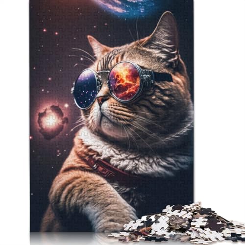The Cosmic Cat Mander Puzzle für Erwachsene, 520 Teile, anspruchsvolle Familienspiele, Denkspiele für Kinder ab 12 Jahren, 520 Teile (52 x 38 cm) von LMYmoney