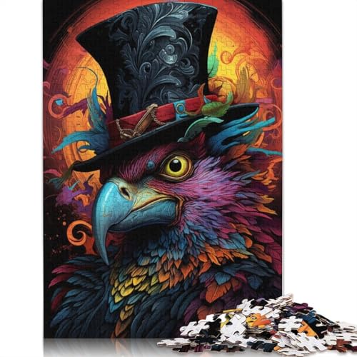 The Elegant Eagle Puzzle 1000-teilige Schwer Puzzle Spielzeug Lernspiel Impossible Herausforderung Spielzeug Für Erwachsene Kinder 1000pcs (38x26cm) von LMYmoney