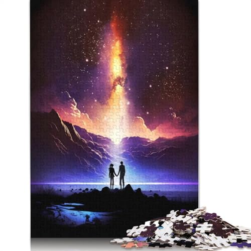 The Event Horizon Lovers 520 Puzzles für Erwachsene, Lernspiel, Puzzlespiele für Erwachsene für Jungen oder Mädchen, 520 Teile (52 x 38 cm) von LMYmoney
