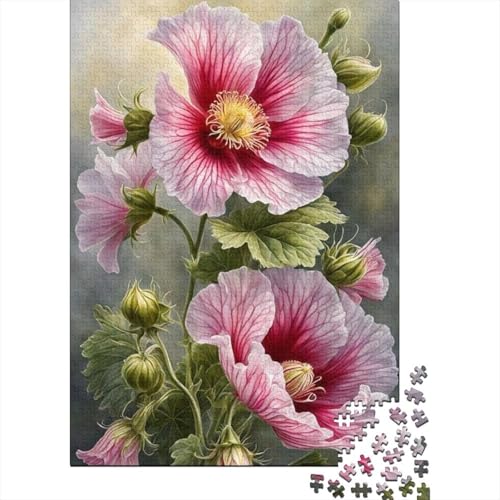 Tierkunst-Blumen-Puzzle, Familienspaß, rechteckiges Papierpuzzle für Jungen oder Mädchen, 1000 Teile (75 x 50 cm) von LMYmoney