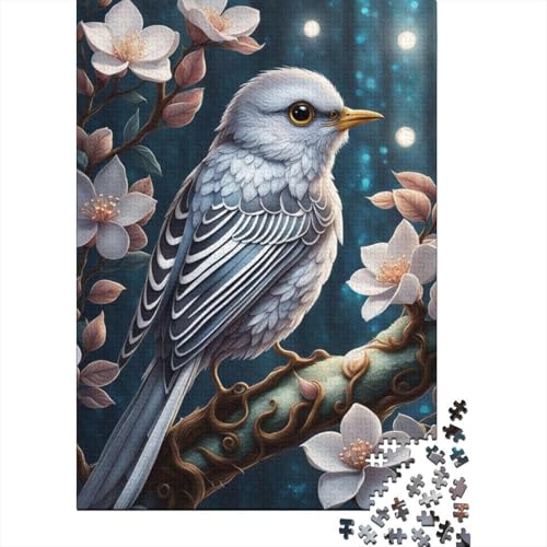 Tierkunst-Vogel-Puzzle, Dekompressionsspielzeug, rechteckiges Papierpuzzle für Kinder und Erwachsene ab 12 Jahren, 1000 Teile (38 x 26 cm) von LMYmoney