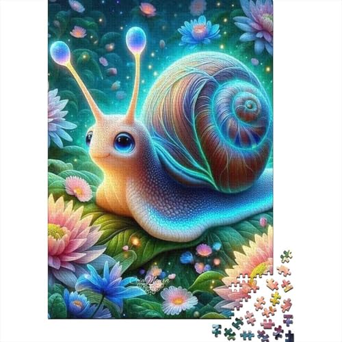 Tierschnecken-Puzzle, DIY-Spiel, rechteckiges Papier-Puzzle für Jungen oder Mädchen, Geburtstagsgeschenk, 1000 Teile (38 x 26 cm) von LMYmoney