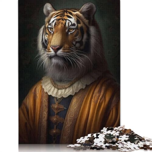 Tiger Sovereign Puzzles 1000 Teile Schwer Puzzle Spielzeug Lernspiel Impossible Herausforderungsspielzeug Für Erwachsene Und Kinder in Bewährter 1000pcs (75x50cm) von LMYmoney