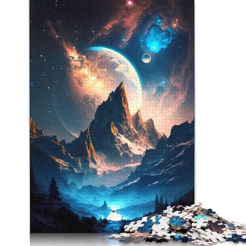 Top of Universe Landschaftspuzzle für Erwachsene, Lernspiel, Puzzle-Geschenke für Kinder ab 12 Jahren, 520 Teile (52 x 38 cm) von LMYmoney